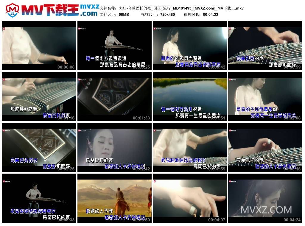 大壮-乌兰巴托的夜_国语_流行_MD101493